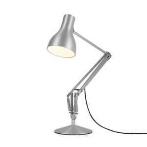 Anglepoise Type 75 stolní lampa stříbrná lesklá