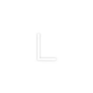 Artemide Alphabet of Light velké písmeno L