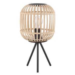 Bordesley stolní lampa s dřevěným stínidlem