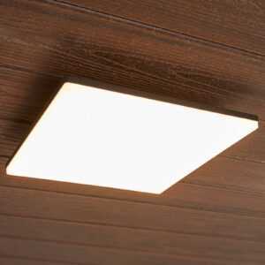 Čtvercové LED stropní světlo Henni pro exteriéry