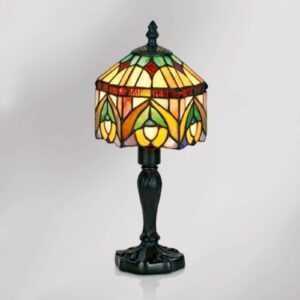 Dekorativní stolní lampa Jamilia v Tiffany stylu