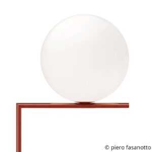 FLOS IC F2 stojací lampa červená Ø 30 cm