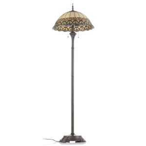 Frieda - stojací lampa se stínidlem Tiffany