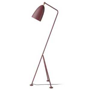 GUBI Gräshoppa trojnohá stojací lampa červená
