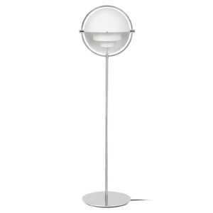 GUBI Multi-Lite stojací lampa chrom/bílá