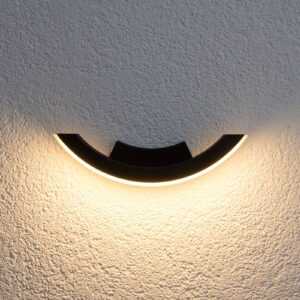 Grafitové LED venkovní světlo Half