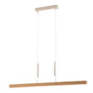 HerzBlut Leonora závěsné světlo Down 121cm dub
