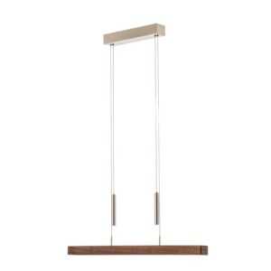 HerzBlut Leonora závěsné světlo Up&Down 85cm ořech
