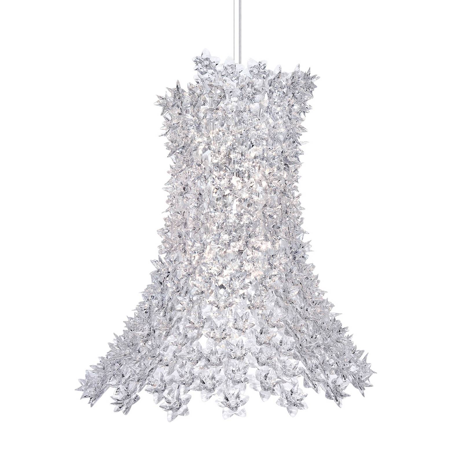 Kartell Bloom závěsné světlo G9 transparentní