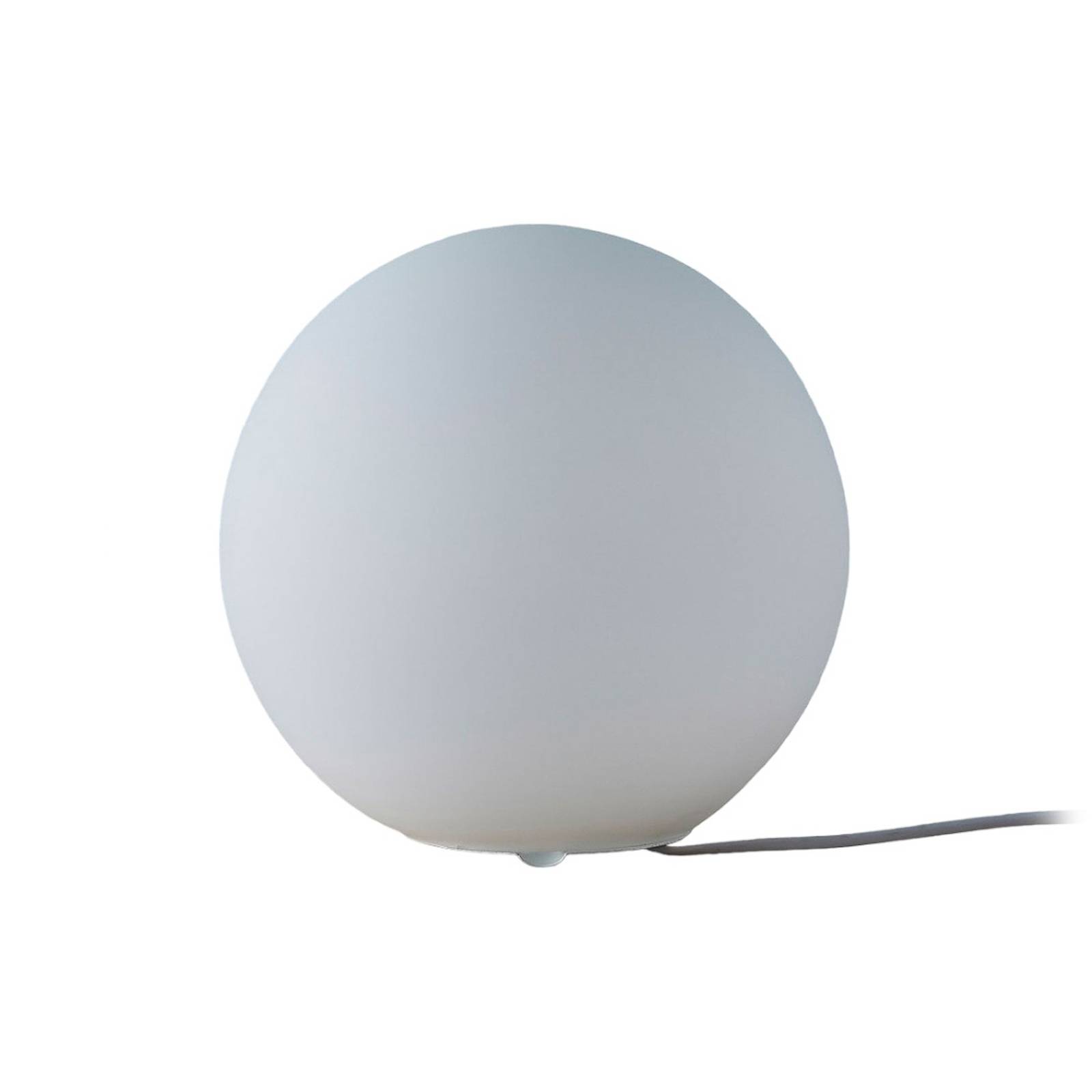 Kulovitá skleněná stolní lampa Marike