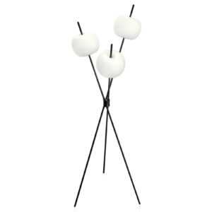 Kundalini Kushi - moderní stojací lampa LED černá