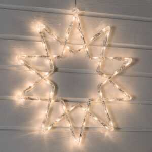 LED hvězda venkovní 58 cm