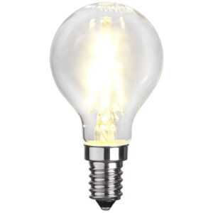 LED kapková žárovka E14 P45 2W 2 700 K filament