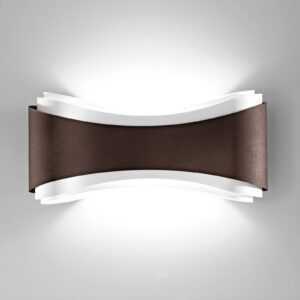LED nástěnné světlo Ionika z oceli