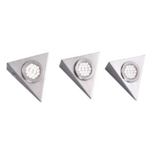LED podhledové světlo Helena trojúhelník 3ks 3000K