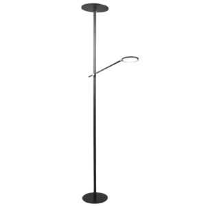 LED stojací lampa Regina se čtecím ramenem