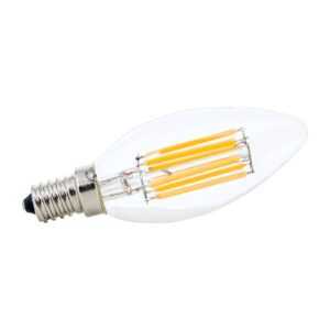 LED svíčka E14 5W filament