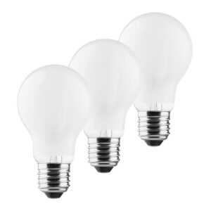 LED žárovka E27 A60 Retro 4W 2 700K matná sada 3ks