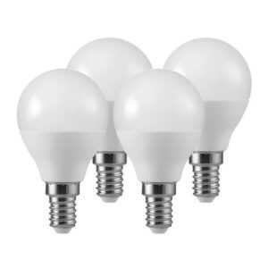 LED žárovka-kapka E14 3W 2 700 K matná 3+1 sada