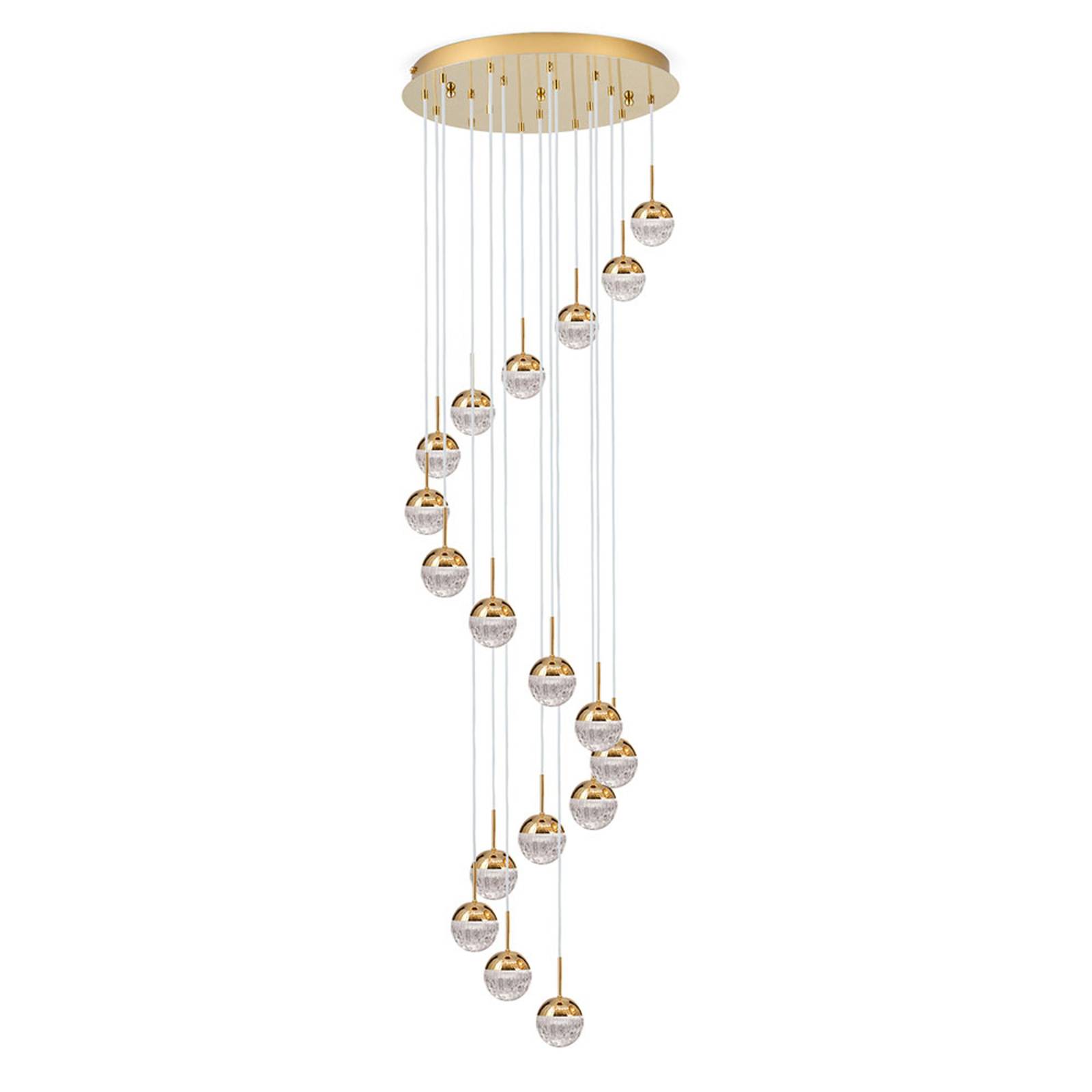 LED závěsné světlo Ball 18 zdrojů