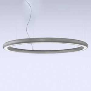 LED závěsné světlo Materica dolní Ø 120 cm beton