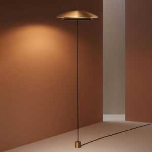 LEDS-C4 Noway Double LED stojací lampa zlatá/černá