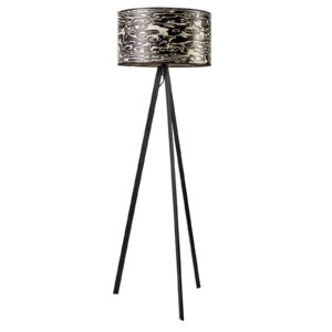 LeuchtNatur Atticus stojací lampa Nero černá