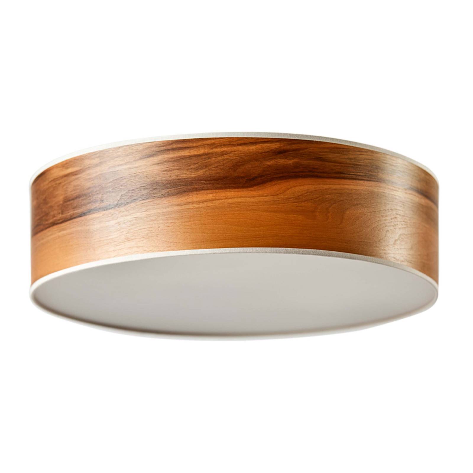 LeuchtNatur Discus stropní světlo 35cm ořech