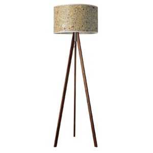 LeuchtNatur Ligno stojací lampa ořech
