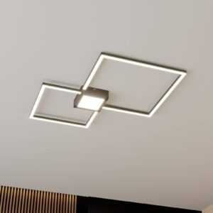 Lindby Duetto LED stropní svítidlo antracit 28 W