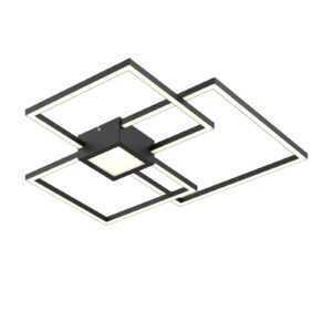 Lindby Duetto LED stropní svítidlo antracit 38W