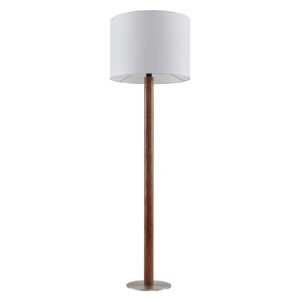 Lucande Larkira látková stojací lampa kulatá 48 cm
