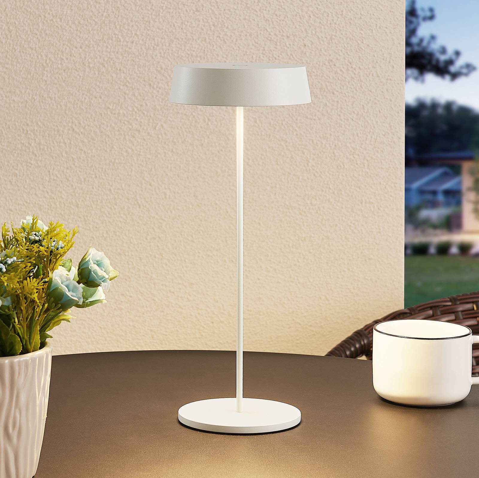 Lucande Tibia stolní lampa LED
