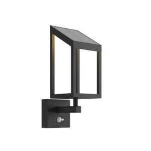 Lucande Timeo LED solární venkovní nástěnné světlo