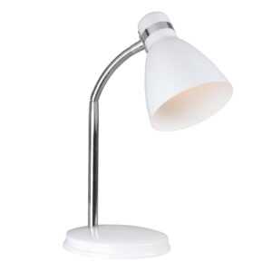 Moderní stolní lampa CYCLONE bílá