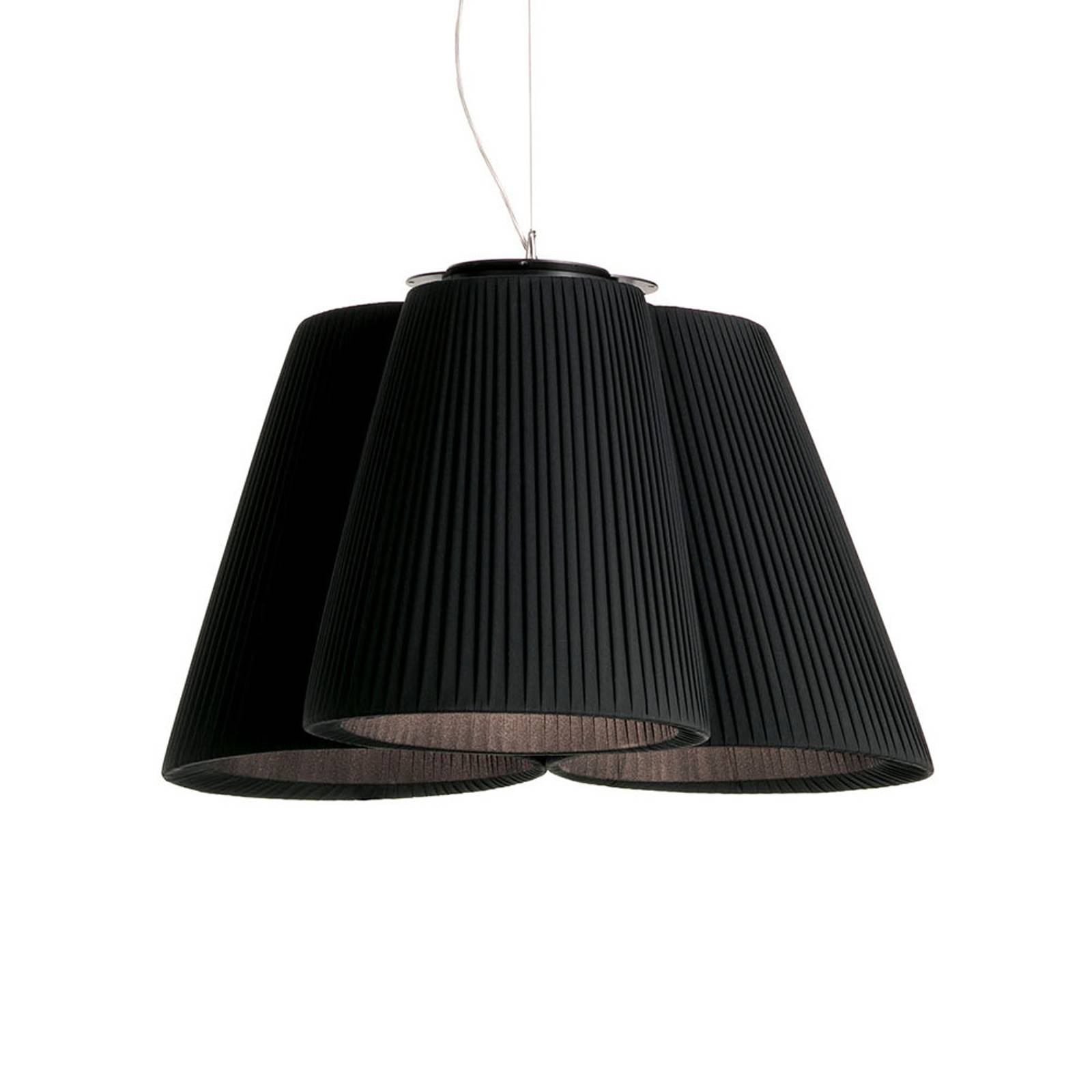 Modo Luce Florinda závěsné světlo plissé antracit