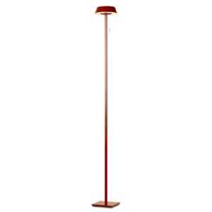 OLIGO Glance LED stojací lampa červená matná