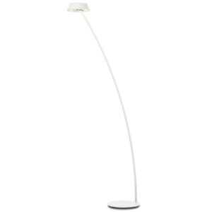 OLIGO Glance LED stojací lampa oblouk bílá matná