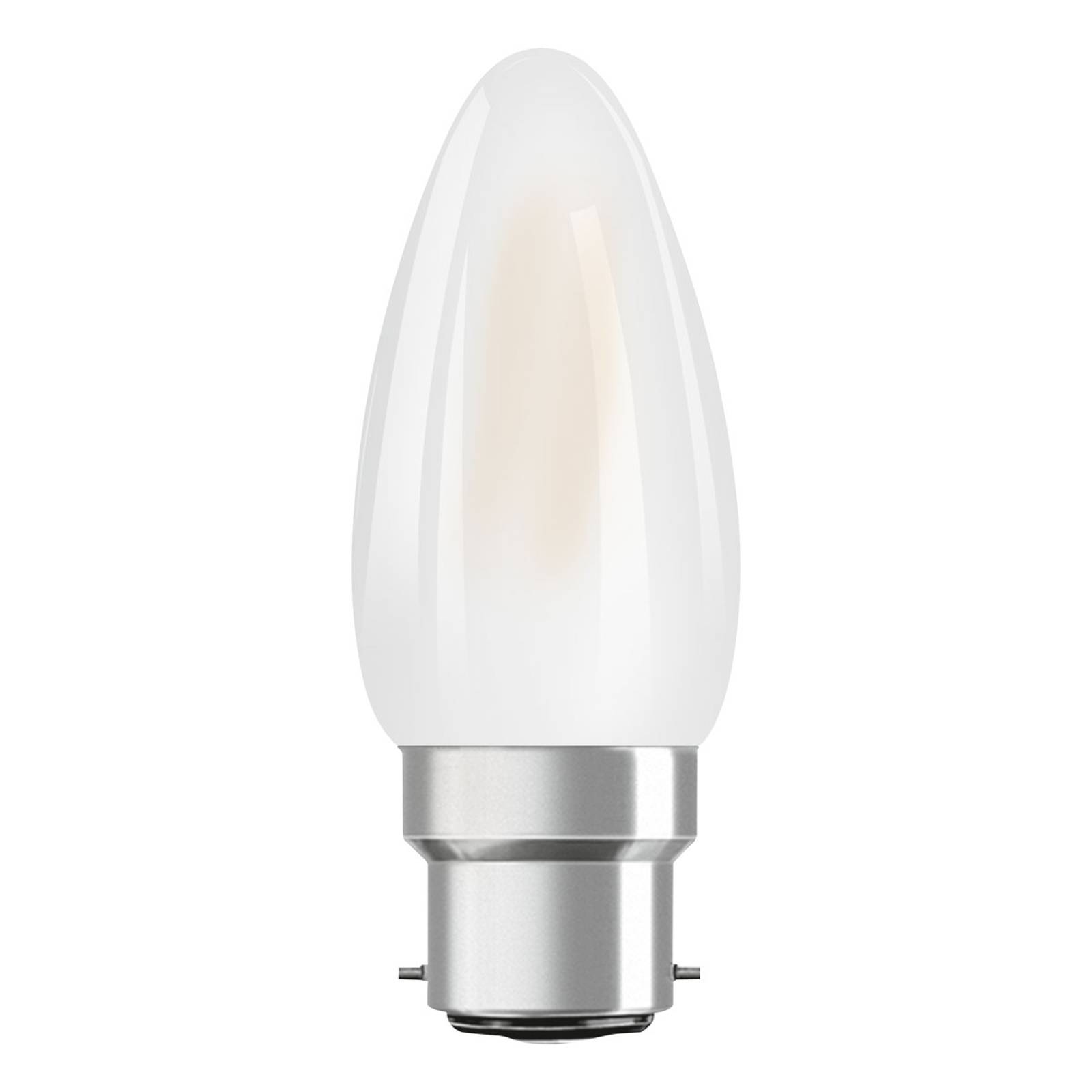 OSRAM LED žárovka B22d Classic 827 4W matná