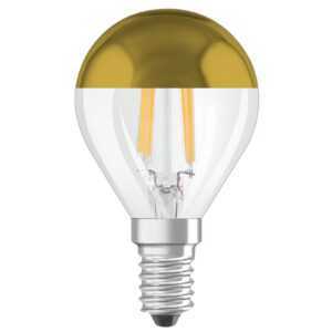 OSRAM LED žárovka E14 Mirror CLP zlatá 4W 2.700K