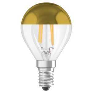 OSRAM LED žárovka E14 Mirror CLP zlatá 4W 2.700K