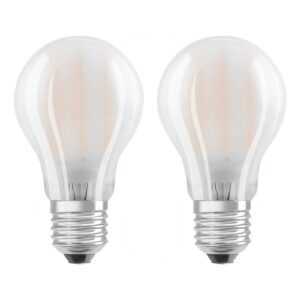 OSRAM LED žárovka E27 4W teplá bílá v sadě 2ks