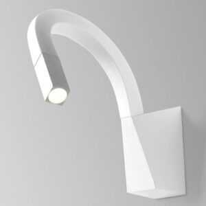 Ohebné LED nástěnné světlo Snake v bílé