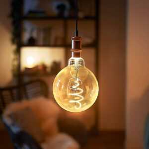 Philips LED Globe E27 G95 4W 1 800K zlatá