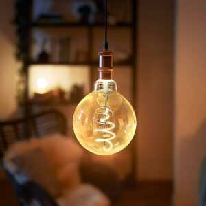 Philips LED Globe E27 G95 4W 1 800K zlatá