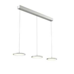 Rothfels Gion LED závěsné světlo 3zdroje nikl/dub
