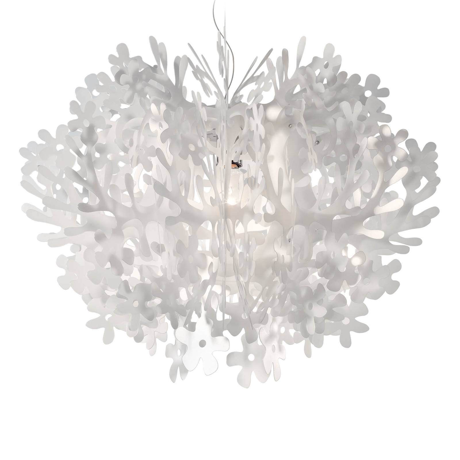 Slamp Fiorella - designové závěsné světlo bílá