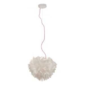 Slamp Veli Foliage závěsné světlo bíločervené 45cm