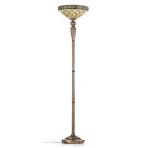 Stojací lampa Diamond v Tiffany stylu