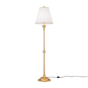 Stojací lampa Donata s plisovaným stínidlem